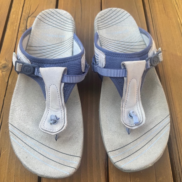 Merrell Pansy Twilight Blue Flip Flop Sandal - Picture 1 of 7
